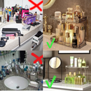 Prateleira Acrílica Premium Multiuso – O Fim da Bagunça na Sua Área de Beleza