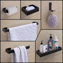 Kit de Acessórios para Banheiro 6 Peças Moderno Luxo – Organização e Sofisticação | InovaLar Deccor