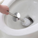 Kit Lixeira 5 litros Inox + Escova Sanitária Inox para Banheiro