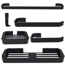 Kit Acessórios Para Banheiro 6 Peças Moderno