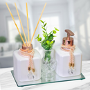 Kit Lavabo Luxo com Aromatizador, Sabonete Líquido e Bandeja Decorativa – InovaLar Deccor