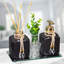 Kit Lavabo Luxo com Aromatizador, Sabonete Líquido e Bandeja Decorativa – InovaLar Deccor