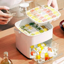 Dispenser De Gelo Bandeja Caixa 48 Cubos Com Gaveta Botão Solta Gelo E Pegador Luxo