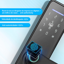 Fechadura Inteligente Biometrica | Integração Alexa/Google + Alerta Anti-arrombamento | Bateria 12 Meses e IP65