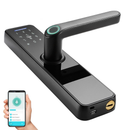 Fechadura Inteligente Biometrica | Integração Alexa/Google + Alerta Anti-arrombamento | Bateria 12 Meses e IP65