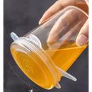 Kit 6 Tampas Panela Silicone Universal Reutilizável Elástica