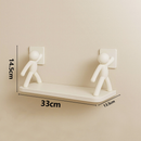 Prateleira Adesiva Buddy Sem Furos para Banheiro e Cozinha – Organização Inteligente e Decorativa | InovaLar Deccor