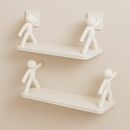 Prateleira Adesiva Buddy Sem Furos para Banheiro e Cozinha – Organização Inteligente e Decorativa | InovaLar Deccor