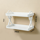 Prateleira Adesiva Buddy Sem Furos para Banheiro e Cozinha – Organização Inteligente e Decorativa | InovaLar Deccor