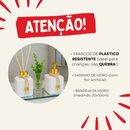 Kit Lavabo Banheiro Aromatizador de Ambiente e Sabonete Líquido Com Bandeja Luxo com vasinho