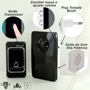 Campainha Residencial Sem Fio de Longo Alcance 200m Prova D'água Casa Segurança Interfone Conexão