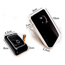 Campainha Residencial Sem Fio de Longo Alcance 200m Prova D'água Casa Segurança Interfone Conexão