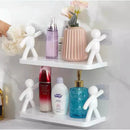 Prateleira Adesiva Multiuso para Cozinha e Banheiro – Organizador Criativo sem Furos | InovaLar Deccor