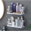 Prateleira Adesiva Multiuso para Cozinha e Banheiro – Organizador Criativo sem Furos | InovaLar Deccor