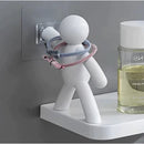 Prateleira Adesiva Buddy Sem Furos para Banheiro e Cozinha – Organização Inteligente e Decorativa | InovaLar Deccor