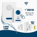Campainha Residencial Sem Fio de Longo Alcance 200m Prova D'água Casa Segurança Interfone Conexão