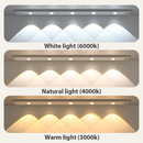 3 Cores Regulável Led Luminária USB Recarregável Lâmpada Sensor De Movimento Luz para cozinha e Sala MILLION