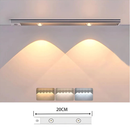 3 Cores Regulável Led Luminária USB Recarregável Lâmpada Sensor De Movimento Luz para cozinha e Sala MILLION