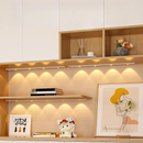 3 Cores Regulável Led Luminária USB Recarregável Lâmpada Sensor De Movimento Luz para cozinha e Sala MILLION