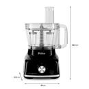 Multiprocessador Philco 1700W 9 em 1 Preto PMP1600P