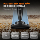 Aspirador de Pó Vertical Gaabor 2 em 1 Portatil 1,5L 1600pa 650w Preto 110V